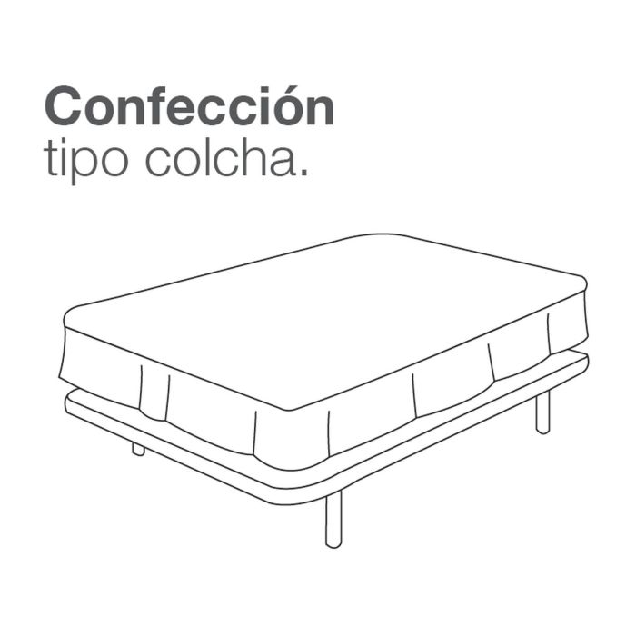 Cubre canapé Alexandra House Living Lino Cama de 150 1 Cubre canapé Alexandra House Living Lino Cama de 150 1