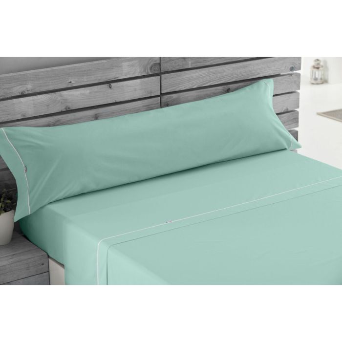 Juego de Sábanas Alexandra House Living Verde suave Cama de 180 4 Piezas 2