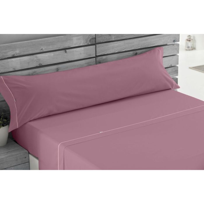 Juego de Sábanas Alexandra House Living Magenta Cama de 150 2