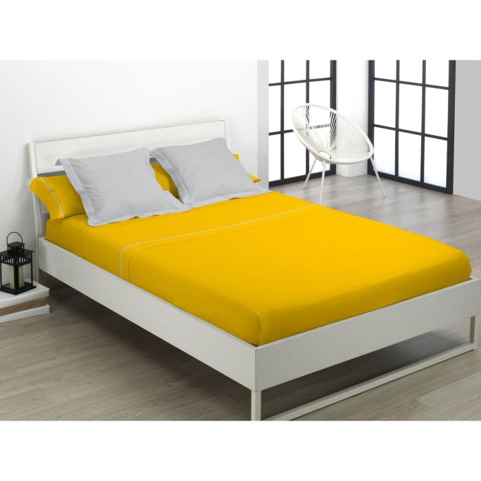 Juego de Sábanas Alexandra House Living Mostaza Cama de 105 1 Juego de Sábanas Alexandra House Living Mostaza Cama de 105 1