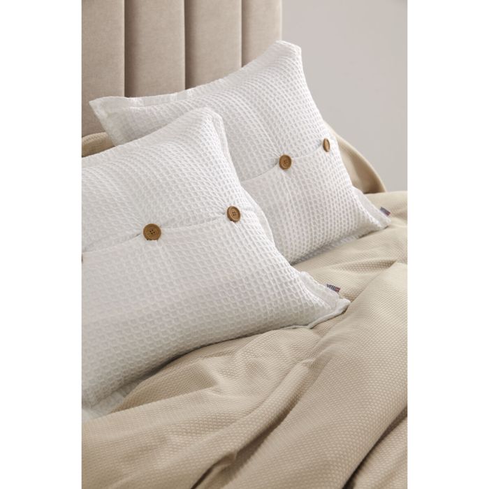 Funda de cojín Alexandra House Living Banús Blanco 50 x 75 cm 2 Funda de cojín Alexandra House Living Banús Blanco 50 x 75 cm 2