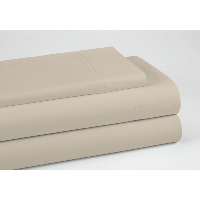 Juego de Sábanas Alexandra House Living Qutun Beige Cama de 150 3 Piezas 4