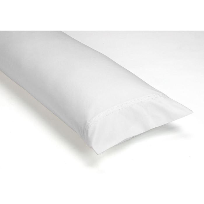 Funda de almohada Alexandra House Living QUTUN Blanco 45 x 125 cm 2