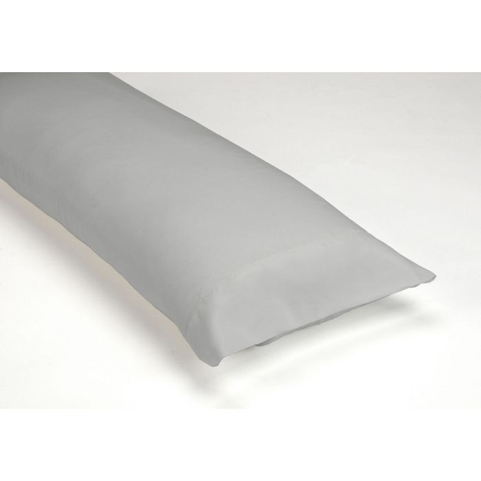 Funda de almohada Alexandra House Living QUTUN Gris Perla 45 x 170 cm 2