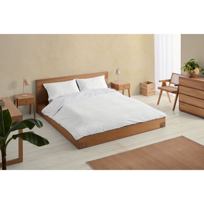 Funda Nórdica Alexandra House Living Rita Beige Cama de 135/140 220 x 220 cm 2 Piezas 3