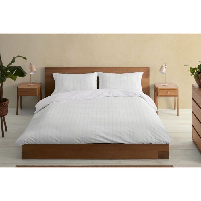 Funda Nórdica Alexandra House Living Rita Beige Cama de 135/140 220 x 220 cm 2 Piezas 1