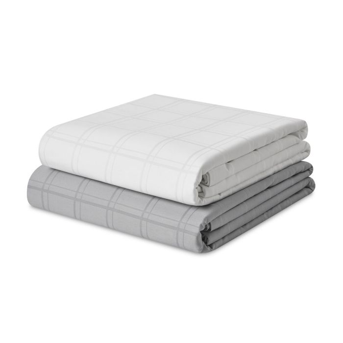 Juego de funda nórdica Alexandra House Living Sophia Gris Acero Cama de 150 2 Piezas Juego de funda nórdica Alexandra House Living Sophia Gris Acero Cama de 150 2 Piezas