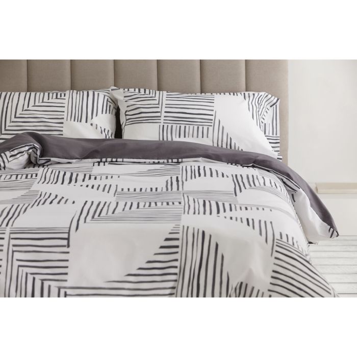 Juego de funda nórdica Alexandra House Living Heka Multicolor Cama de 180 3 Piezas 3