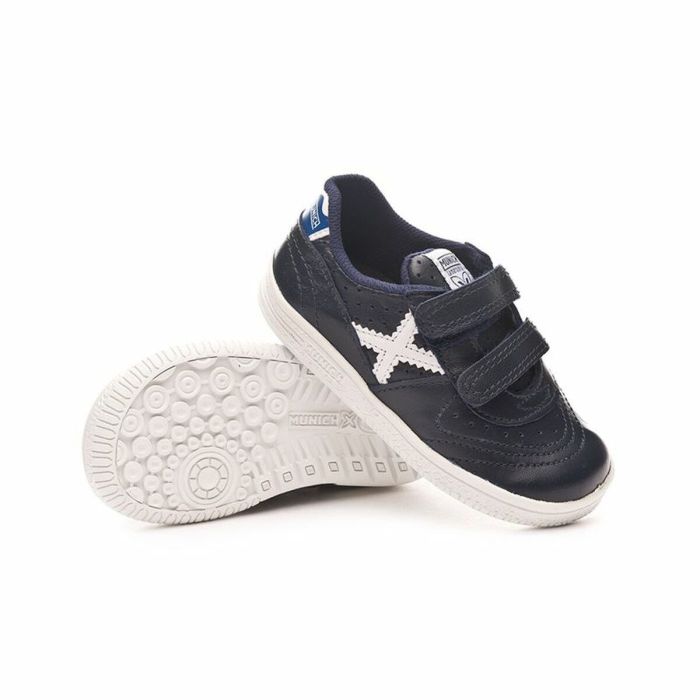 Zapatillas de Fútbol Sala para Niños Munich Baby Gresca V Azul oscuro 1