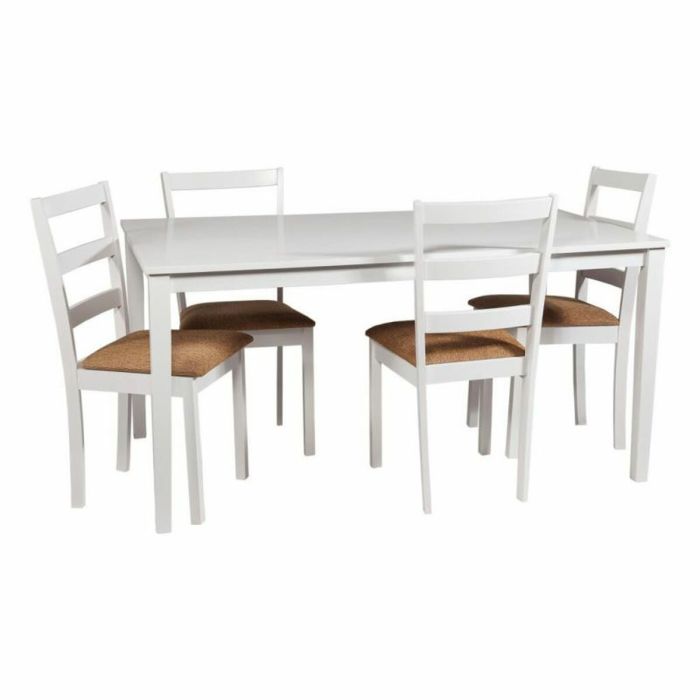 Silla de Comedor Alexandra House Living Blanco 52 x 95 x 44 cm 1