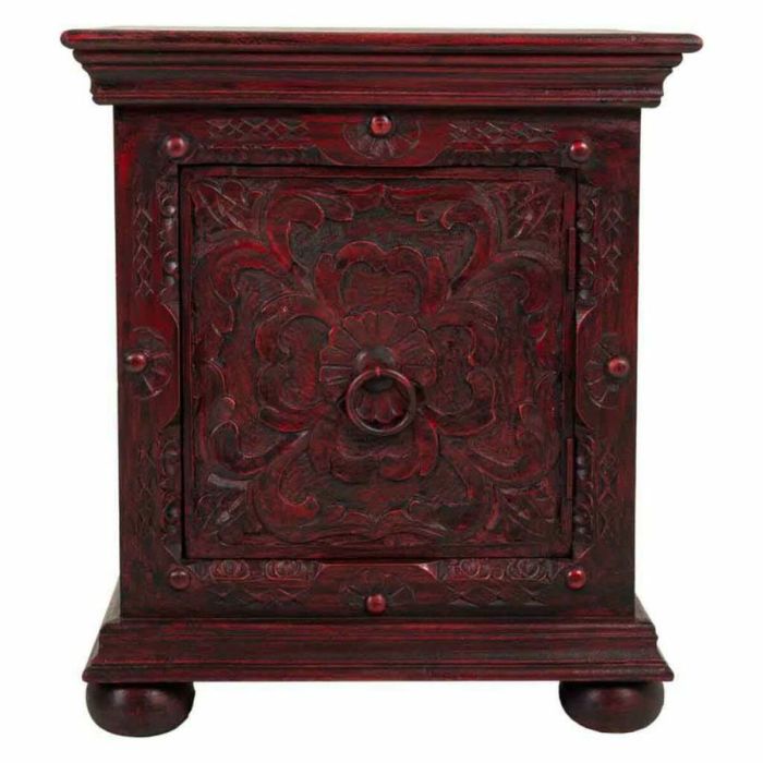 Mesita de Noche Alexandra House Living Rojo 40 x 59 x 50 cm 4