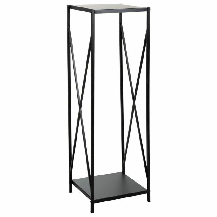 Soporte para Leña Alexandra House Living Negro Hierro 34 x 111 x 34 cm