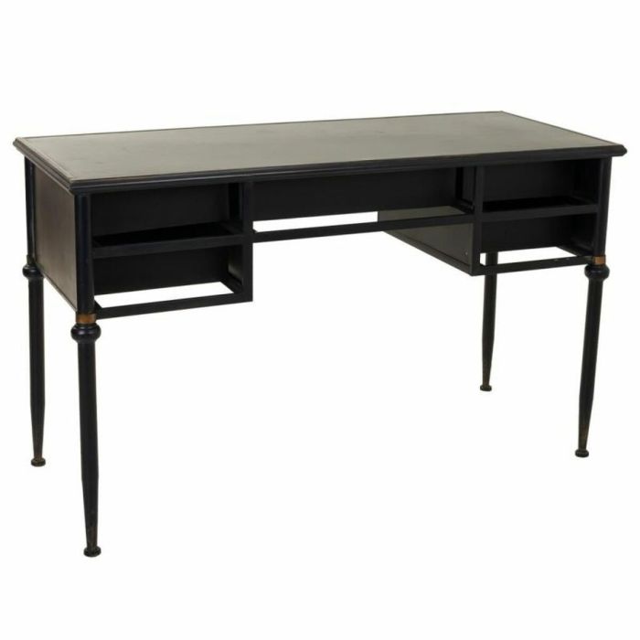 Escritorio Alexandra House Living Negro Metal 75 x 75 x 122 cm 4