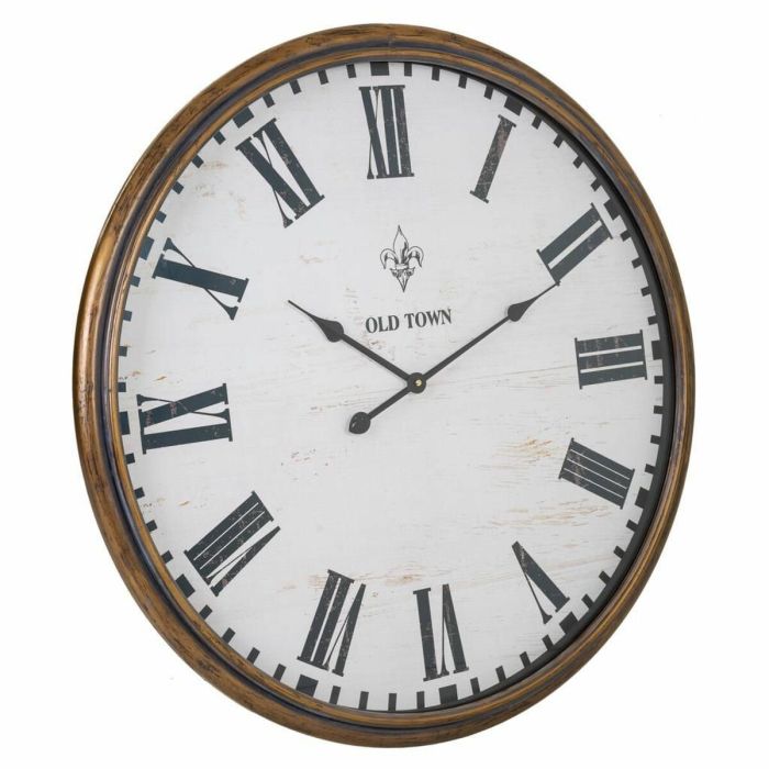 Reloj de Pared Alexandra House Living Dorado Metal 6 x 80 x 80 cm