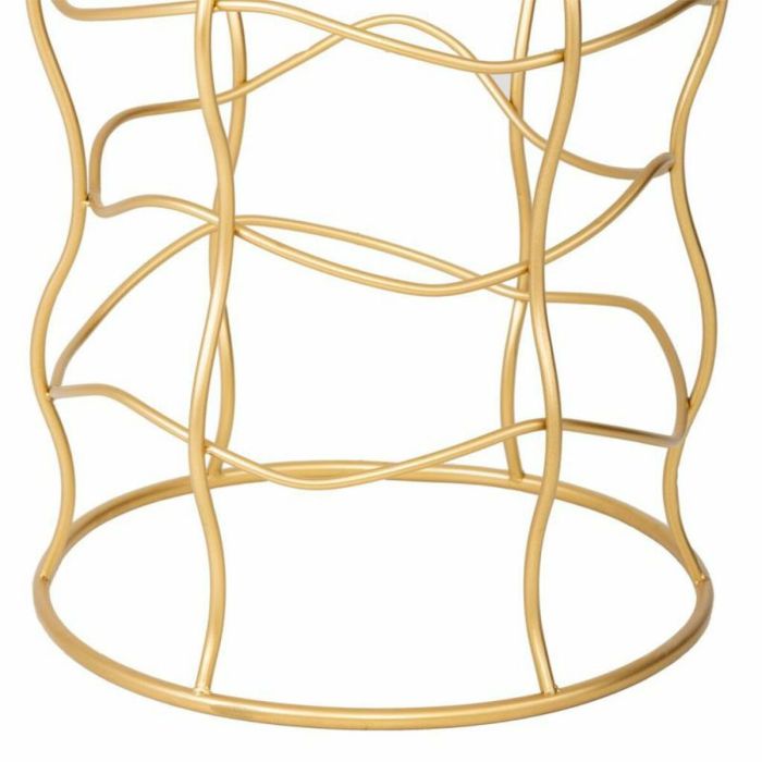 Mesa auxiliar Alexandra House Living Oro Metal 46 x 60 x 46 cm 1