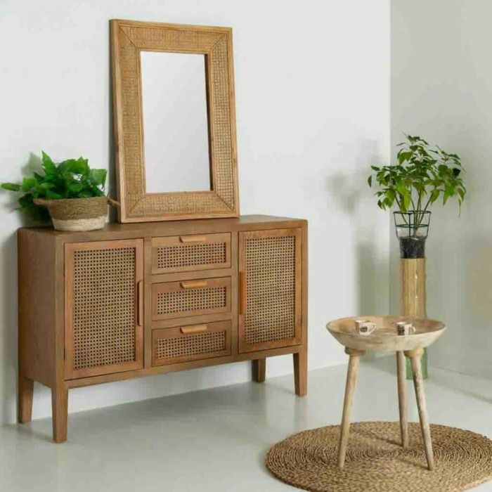 Espejo de pared Alexandra House Living Madera de abeto Madera MDF 4 x 90 x 60 cm 1