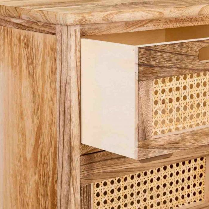 Cajonera Alexandra House Living Caña Madera de Paulonia 29 x 75 x 35 cm 3