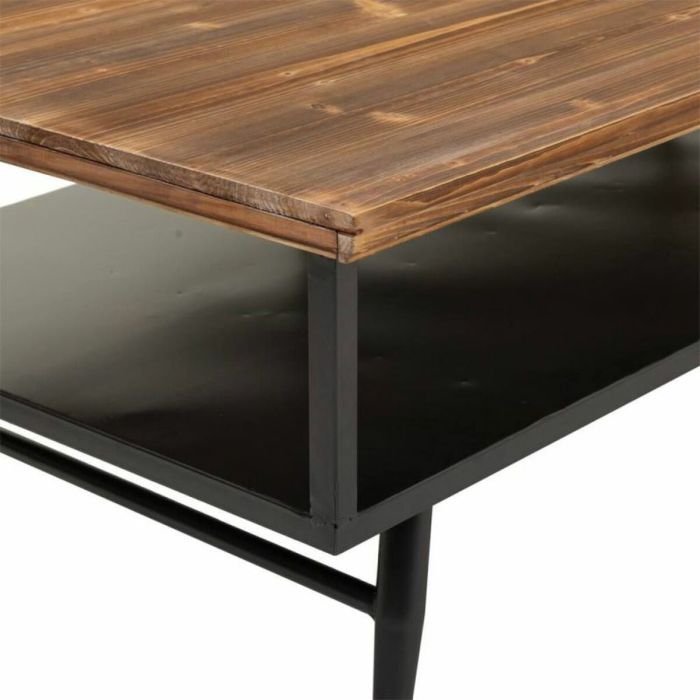 Mesa de Centro Alexandra House Living Marrón Gris Metal Madera de mango 65 x 44 x 125 cm 1