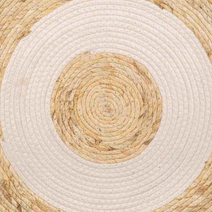 Alfombra Alexandra House Living Blanco Natural 100 x 100 cm Circular 2