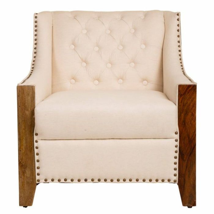 Sillón Alexandra House Living Beige 80 x 80 x 72 cm Tapizado 3