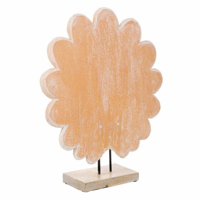 Figura Decorativa Alexandra House Living Natural Vidrio Madera MDF Pavo real 53 x 12 x 46 cm 3