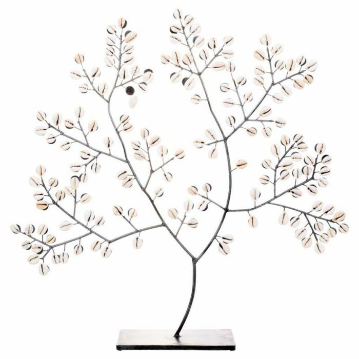 Figura Decorativa Alexandra House Living Metal Concha Árbol 52 x 10 x 54 cm 4