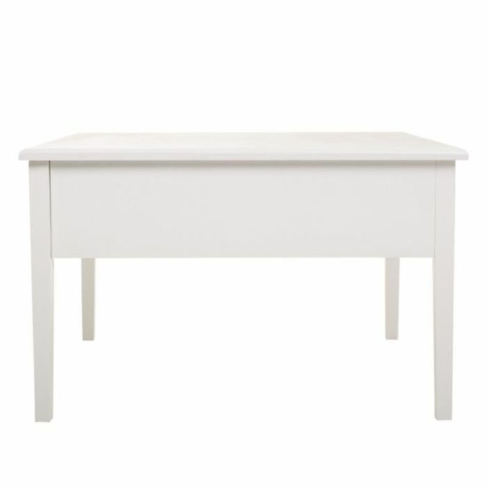 Mesa de Centro Alexandra House Living Blanco Pino Madera MDF 80 x 50 x 80 cm 4