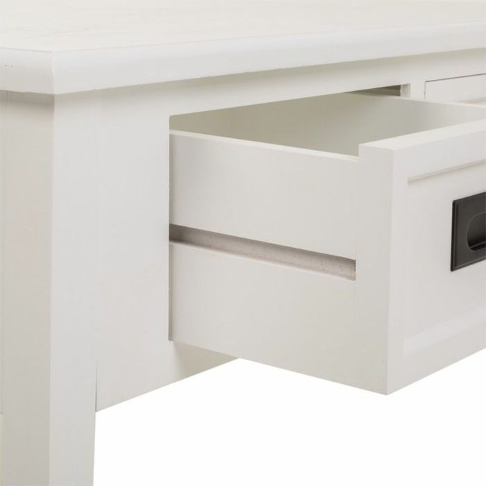 Mesa de Centro Alexandra House Living Blanco Pino Madera MDF 80 x 50 x 80 cm 3