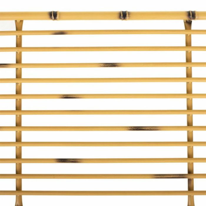 Banco Alexandra House Living Amarillo Metal 50 x 92 x 126 cm 1