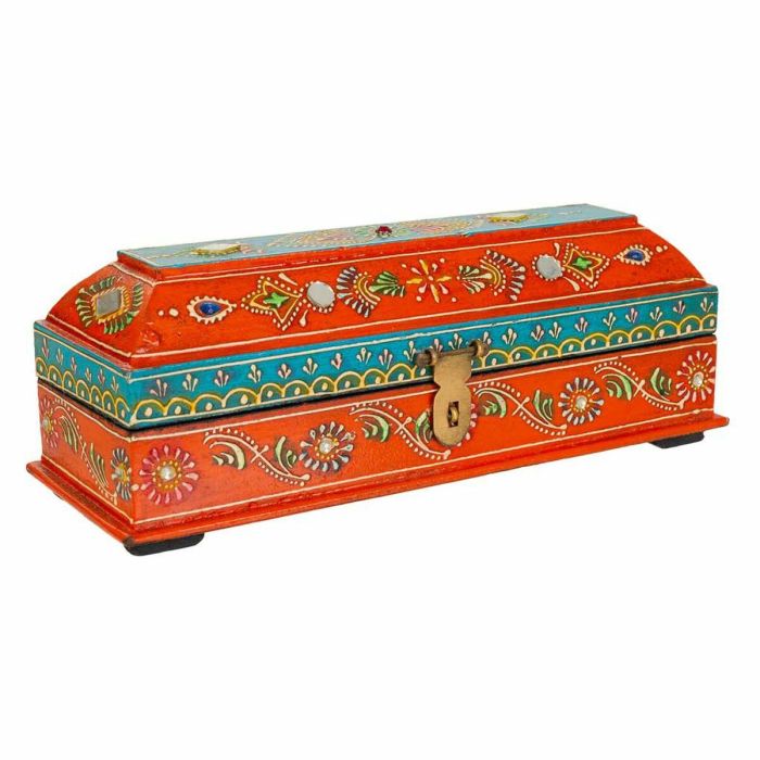 Caja-Joyero Alexandra House Living Estilo artesanal Multicolor