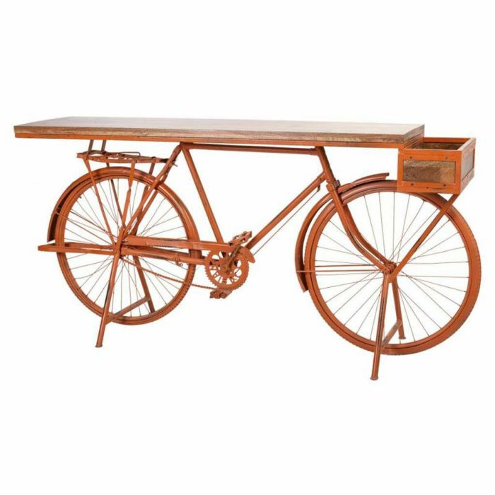 Recibidor Alexandra House Living Bike Cobre Madera Hierro 50 x 94 x 198 cm 6