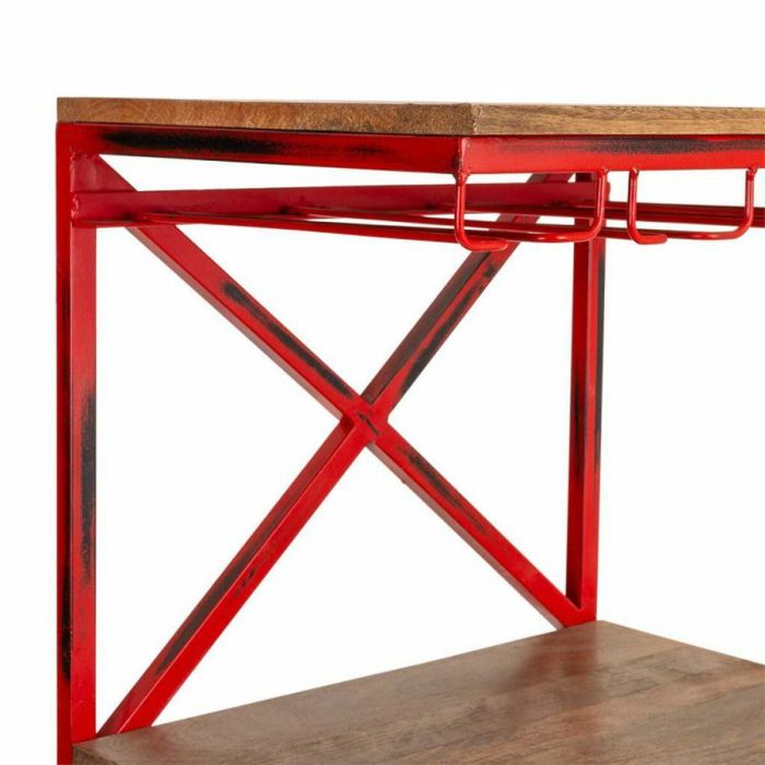 Mueble bar Alexandra House Living Rojo 40 x 185 x 84 cm 5