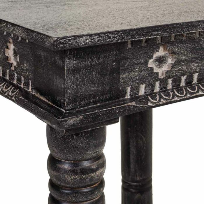 Mesa de Centro Alexandra House Living Negro Madera 56 x 61 x 56 cm 4