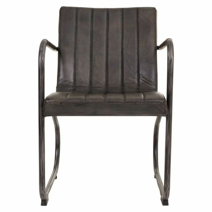 Silla de Recepción Alexandra House Living Negro Gris oscuro 6