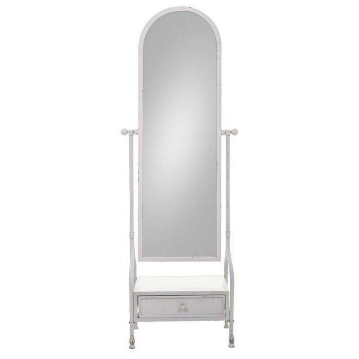 Espejo de pie Alexandra House Living Blanco Hierro 38 x 184 x 65 cm 7