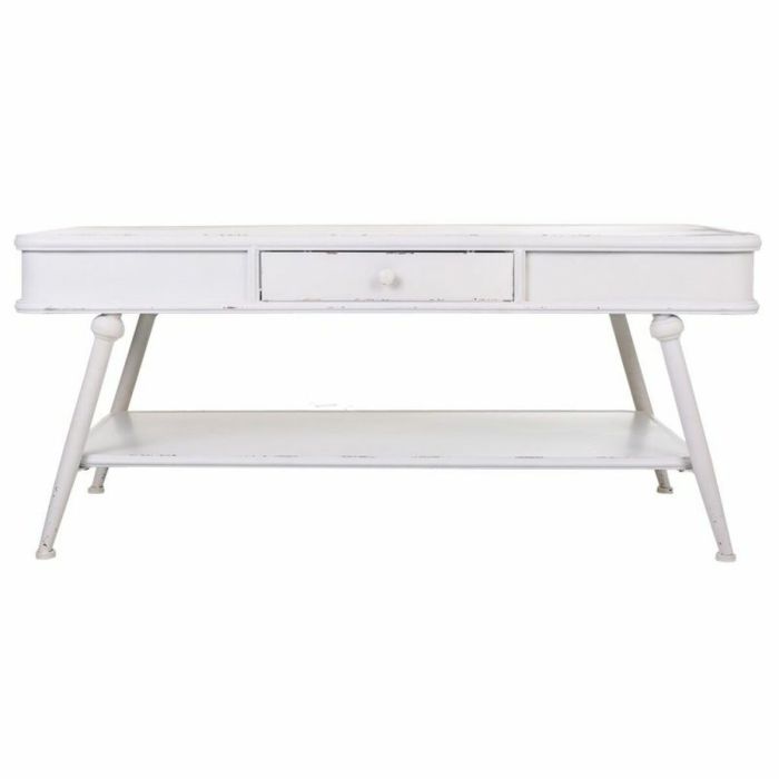 Mesa de Centro Alexandra House Living Blanco Hierro 60 x 53 x 120 cm 5