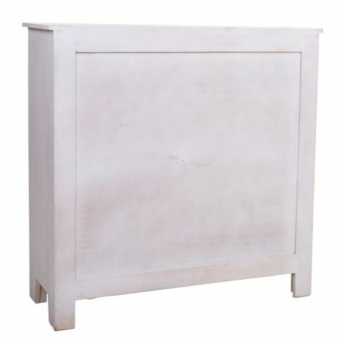 Consola Alexandra House Living Blanco Madera de mango 33 x 90 x 90 cm 1