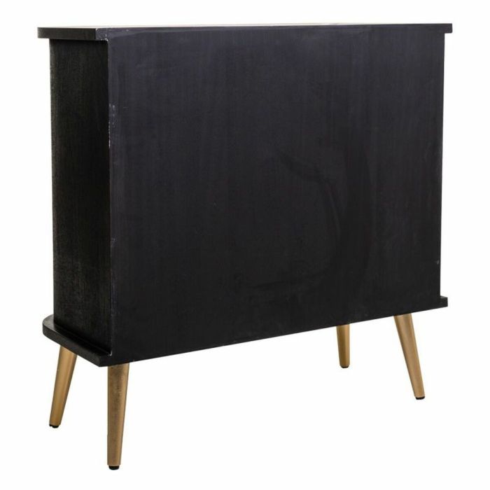 Cómoda Alexandra House Living Negro Madera MDF 35 x 81 x 80 cm 4