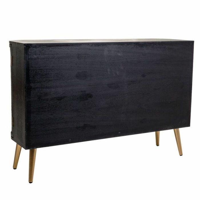 Aparador Alexandra House Living Negro Madera MDF 37 x 80 x 118 cm 2