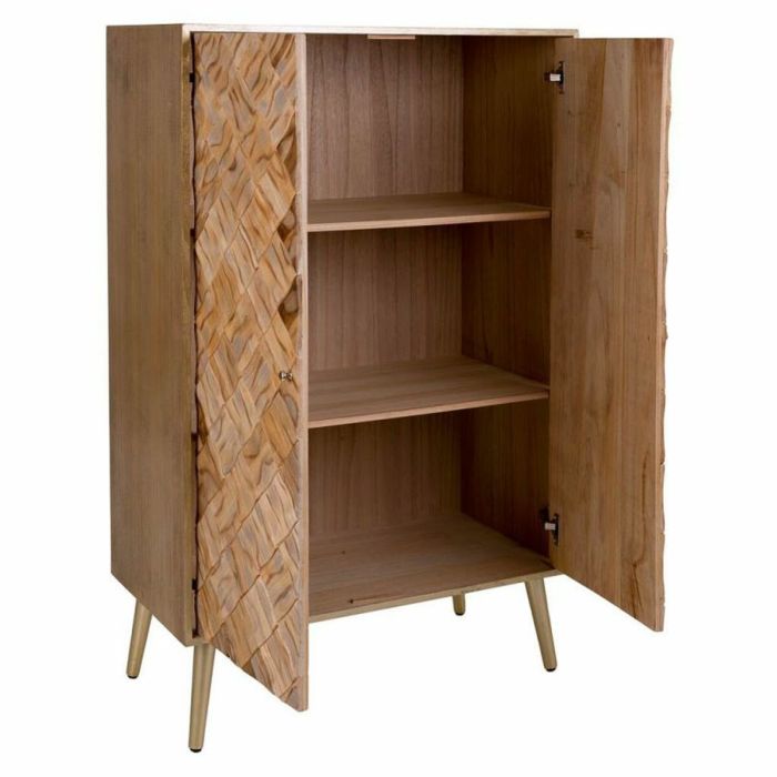 Armario Alexandra House Living Marrón Madera de Paulonia 42 x 125 x 76 cm 5