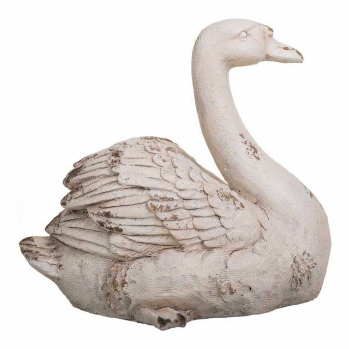 Macetero Alexandra House Living Swan Fibra de Vidrio Magnesio 35 x 48 x 51 cm 3