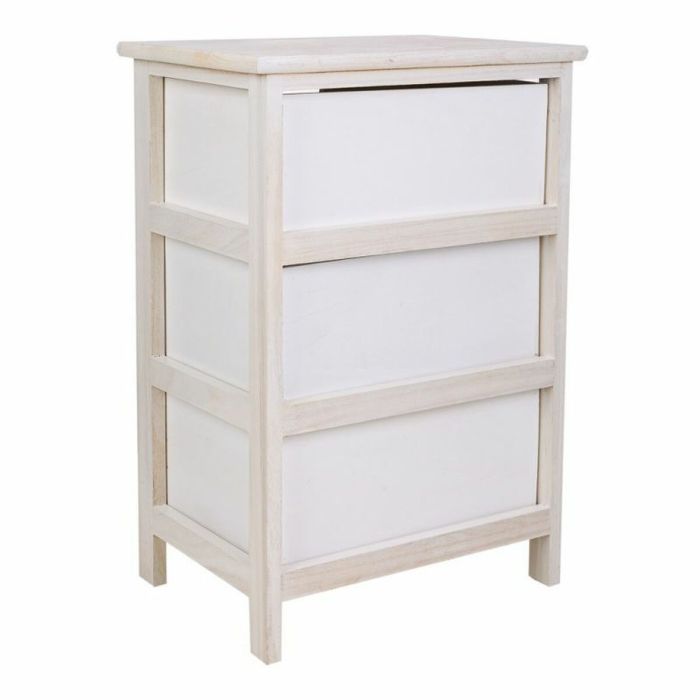 Cajonera Alexandra House Living Blanco Madera de Paulonia 29 x 58 x 40 cm 2