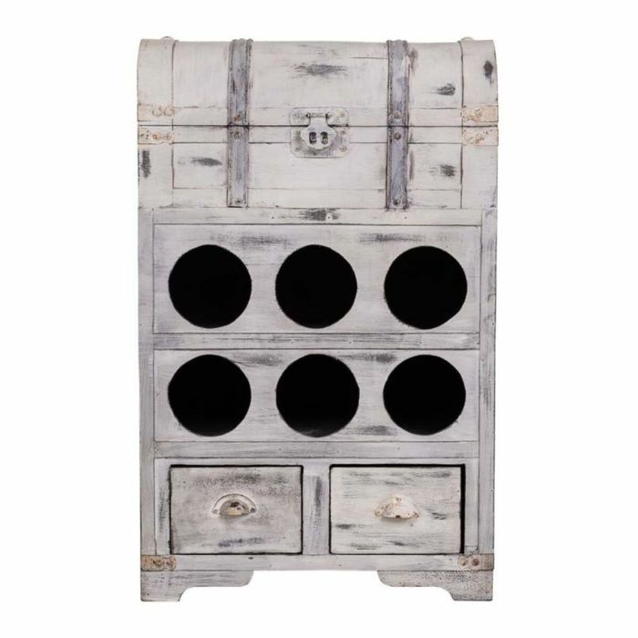 Botellero Alexandra House Living PVC Madera Metal 30 x 64 x 41 cm Baúl 8