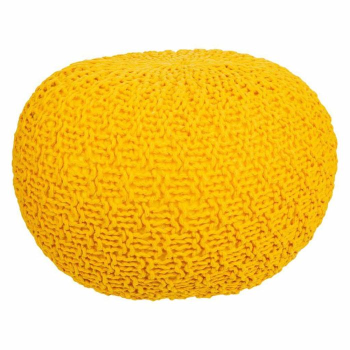 Puff Alexandra House Living Amarillo Poliestireno 45 x 30 x 45 cm