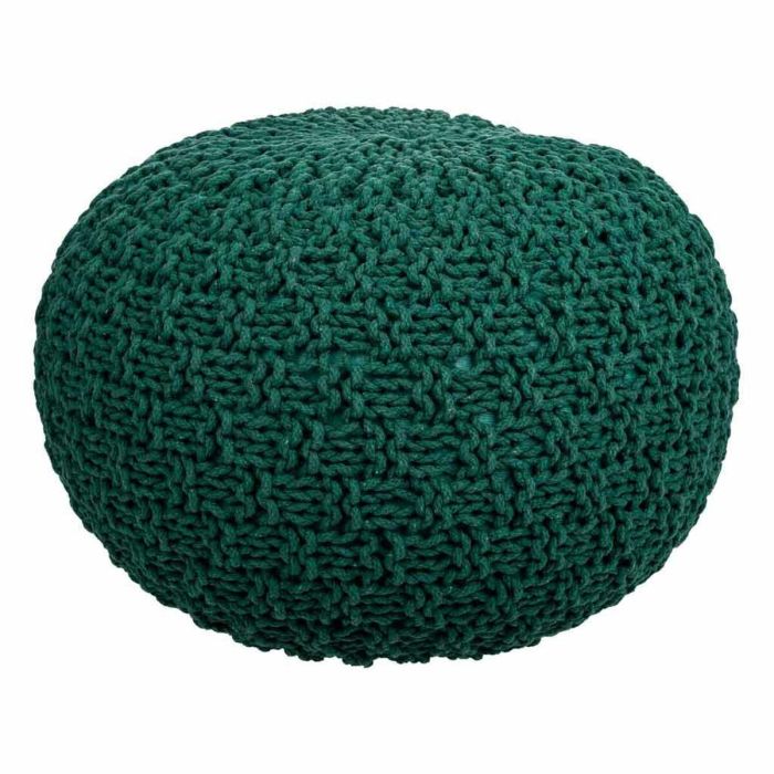 Puff Alexandra House Living Verde oscuro Poliestireno 45 x 30 x 45 cm