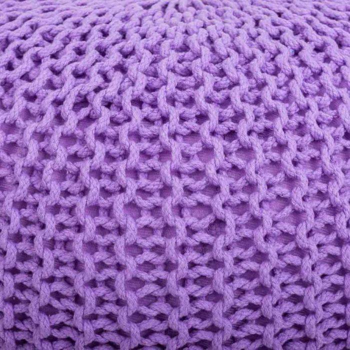 Puff Alexandra House Living Violeta Poliestireno 45 x 30 x 45 cm 3