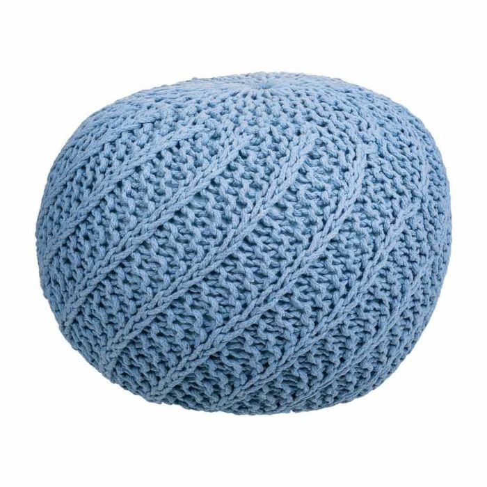 Puff Alexandra House Living Azul claro Poliestireno 45 x 30 x 45 cm