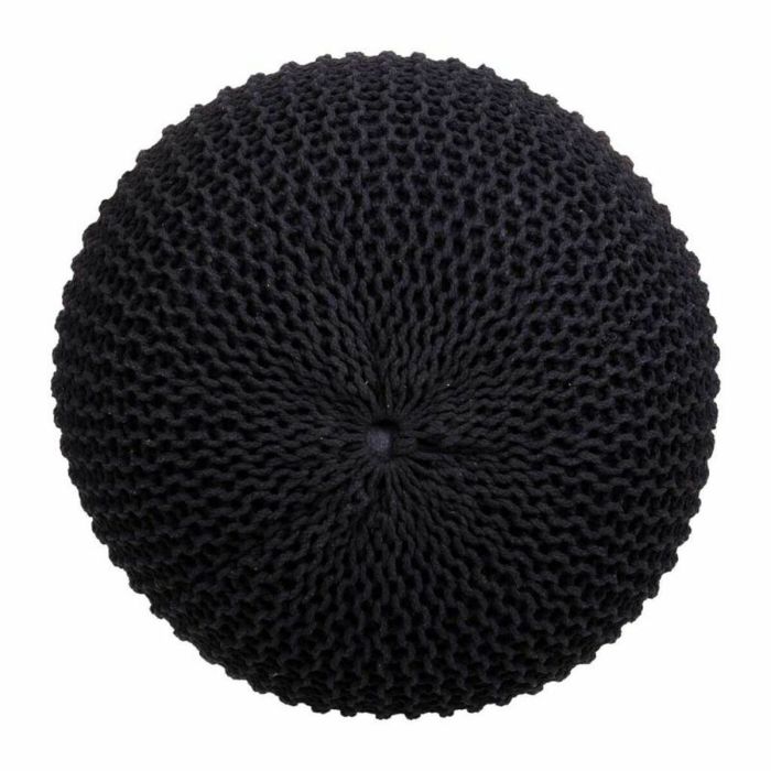 Puff Alexandra House Living Negro Poliestireno 45 x 30 x 45 cm 2