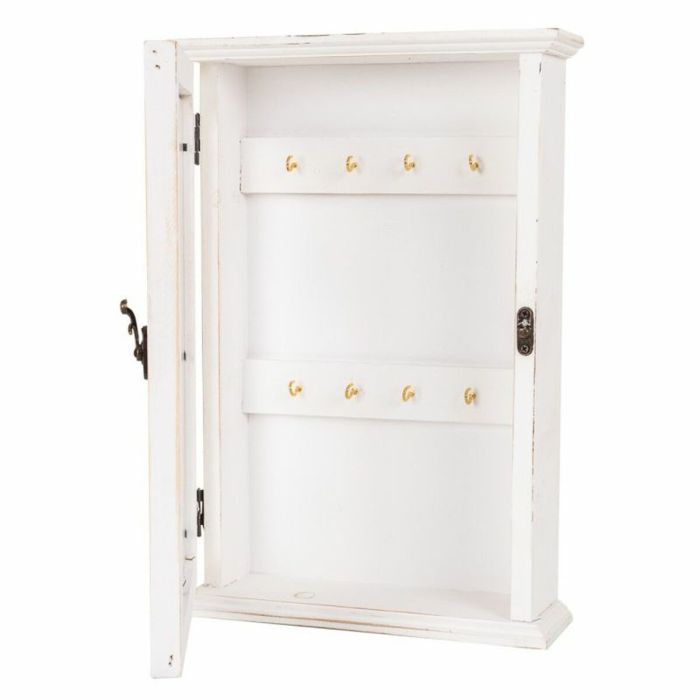 Armario de llaves Alexandra House Living Blanco 7 x 34 x 23 cm 6