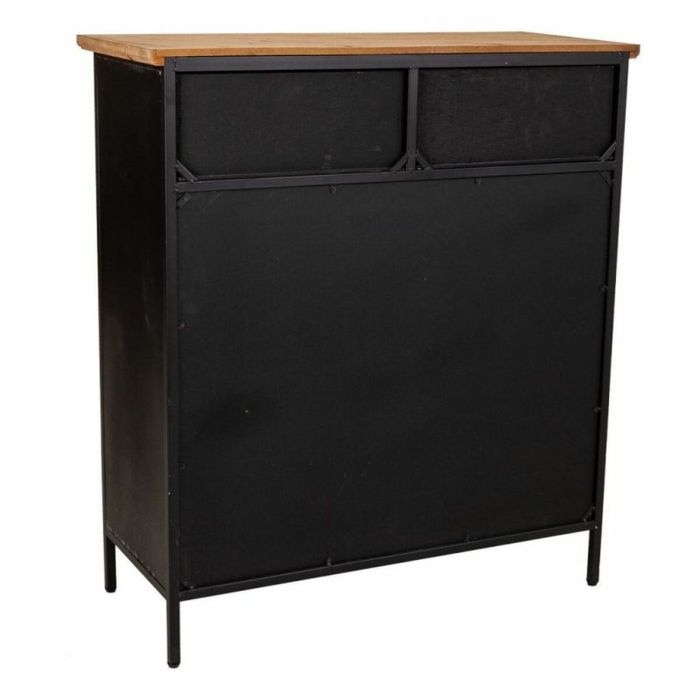 Recibidor Alexandra House Living Negro Madera Metal Madera de abeto 34 x 90 x 80 cm 5